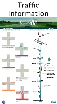 Existing average daily traffic and level of service report. 