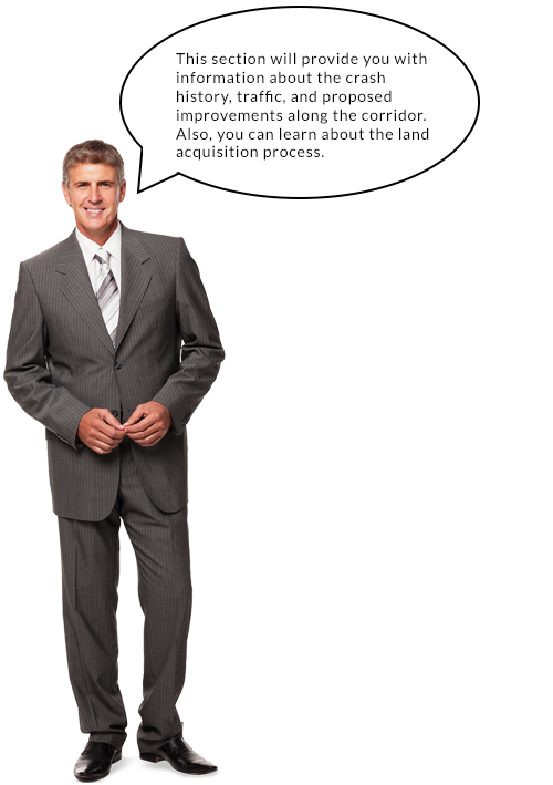 Man wearing dark gray suit and striped tie. 